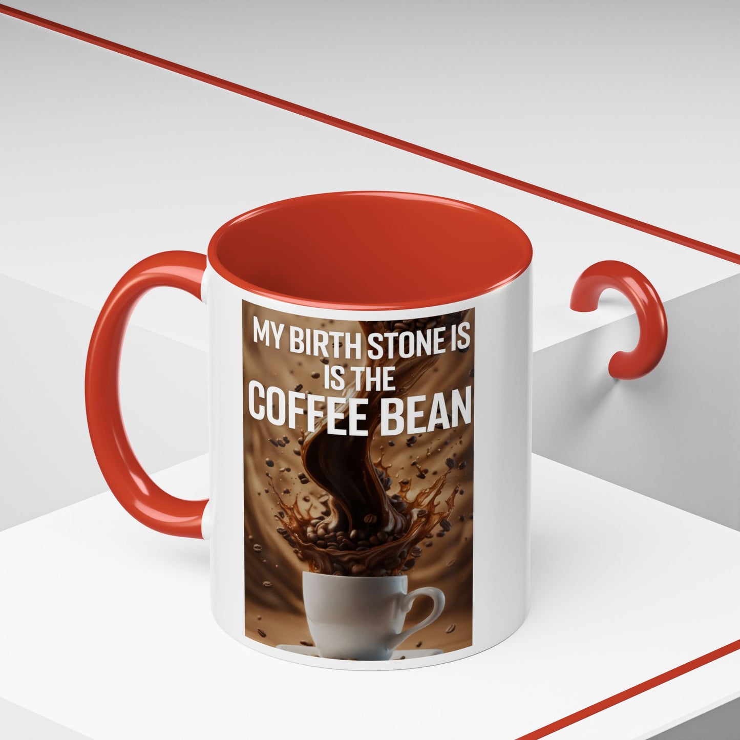 Birth Stone 2-Tone Coffee Mug