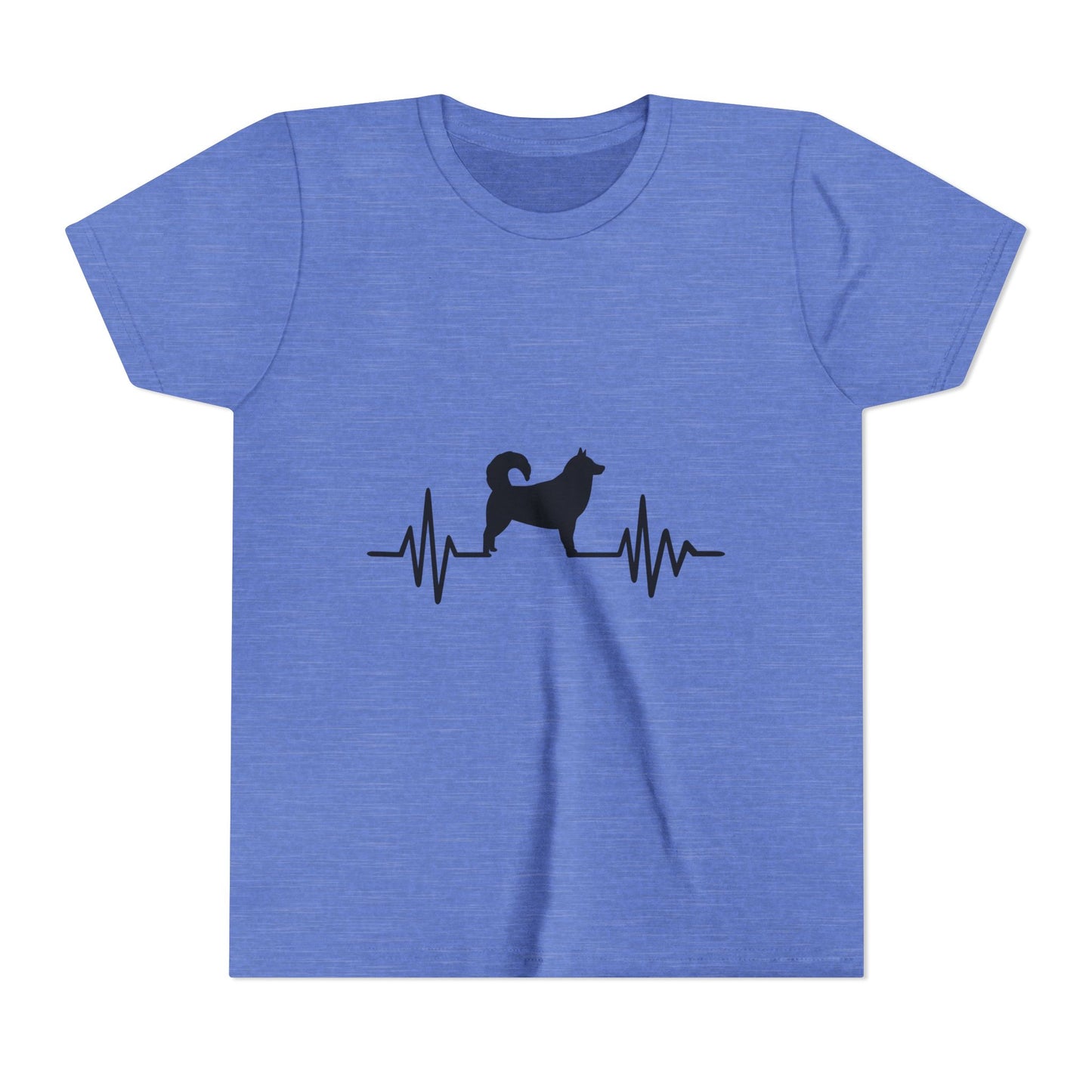 My Heart Beats For Malamutes Youth Unisex Short Sleeve Crewneck Tee