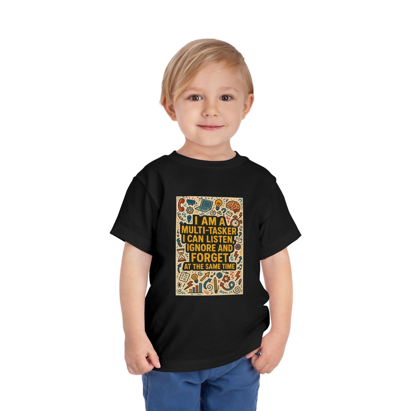 Multi-Tasker Toddler Unisex Short Sleeve Crewneck Tee