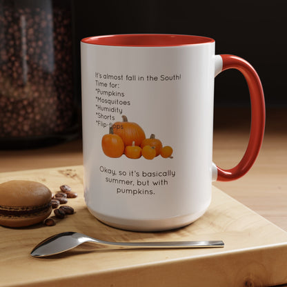Fall In The South 2-Tone Coffee Mug
