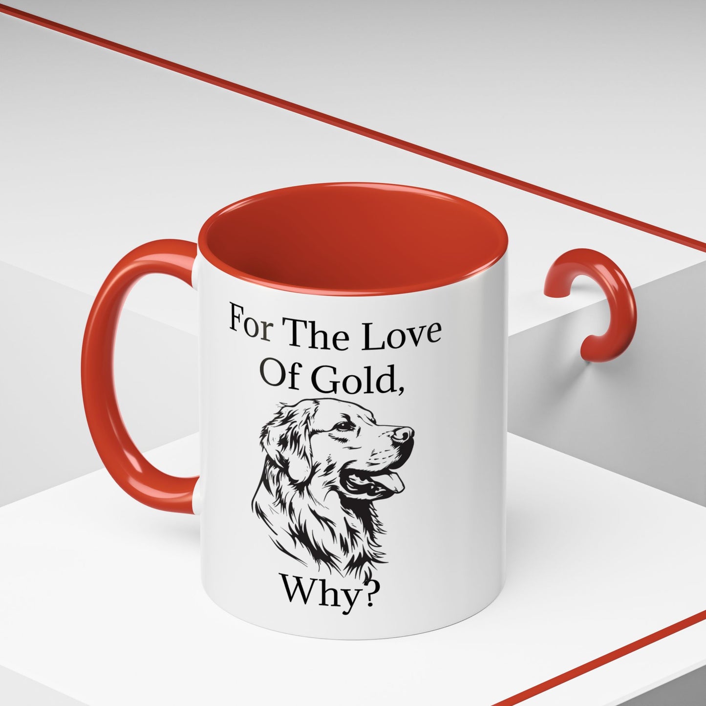 For The Love Of Gold 2-Tone Coffee Mug