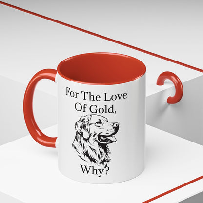 For The Love Of Gold 2-Tone Coffee Mug