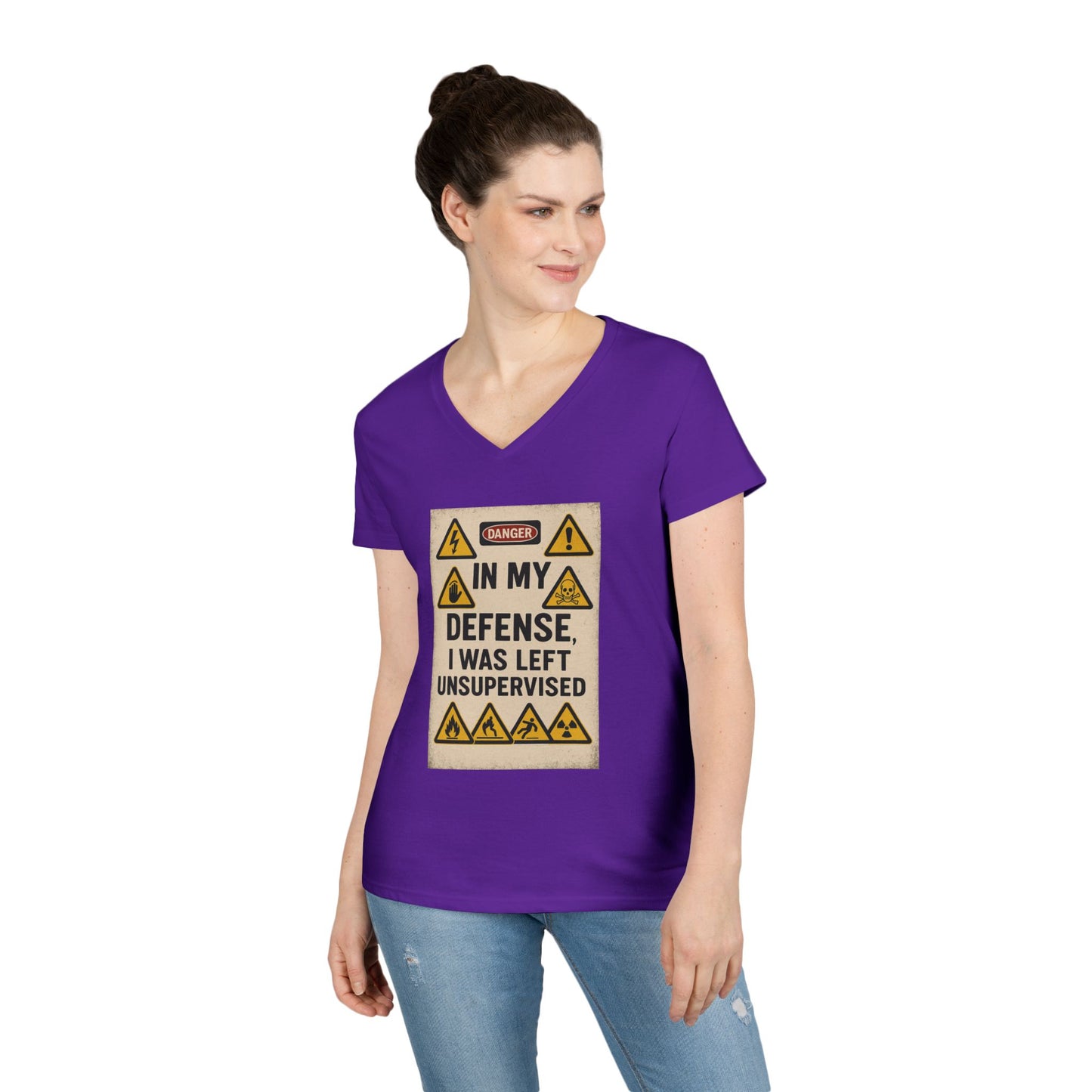 Unsupervised Women's V-Neck T-Shirt
