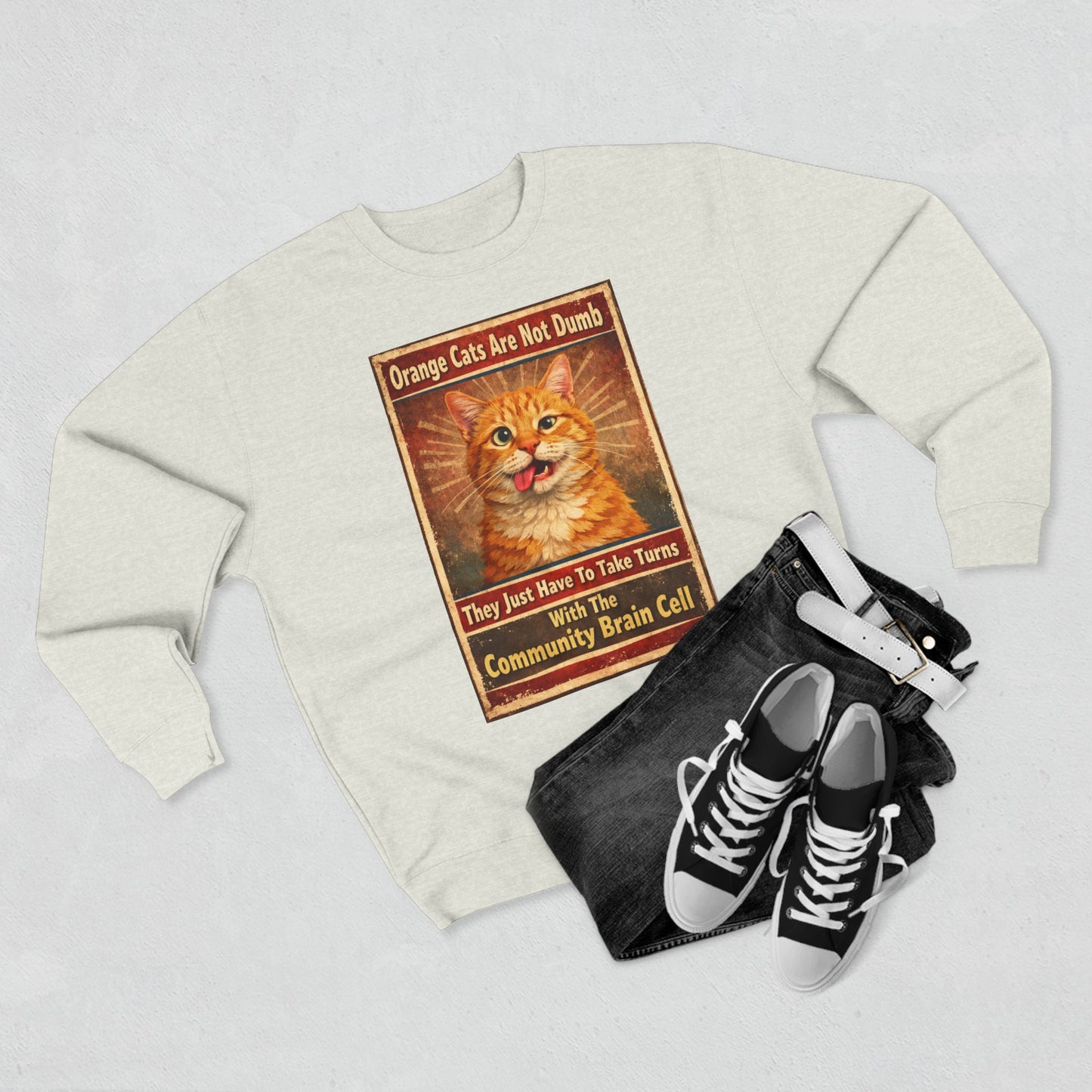 Community Brain Cell Unisex Crewneck Sweatshirt