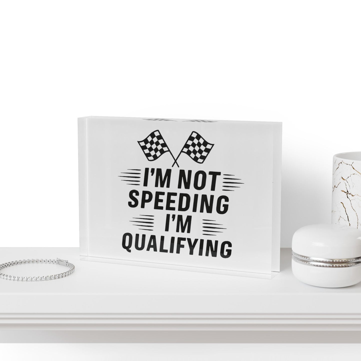 I"m Qualifying Acrylic Photo Block