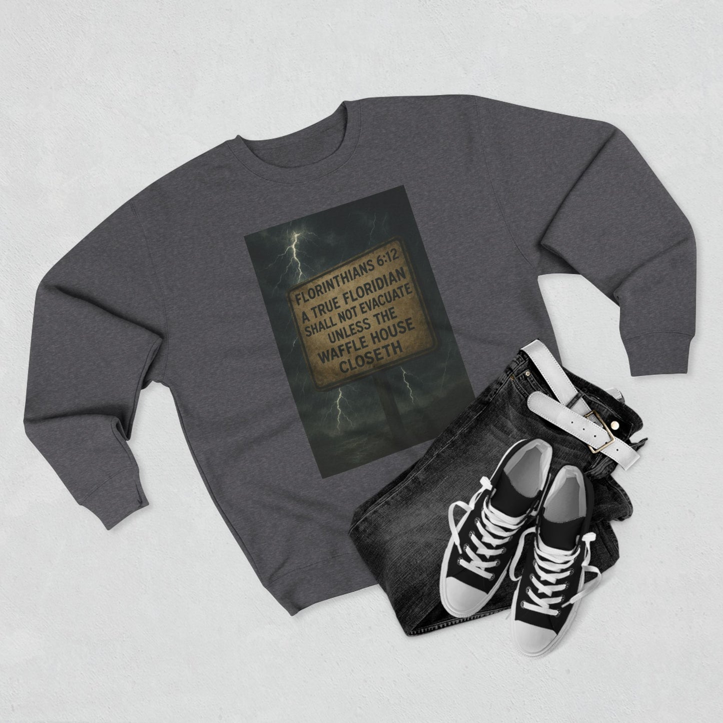 Florinthians 6:12 Unisex Crewneck Sweatshirt