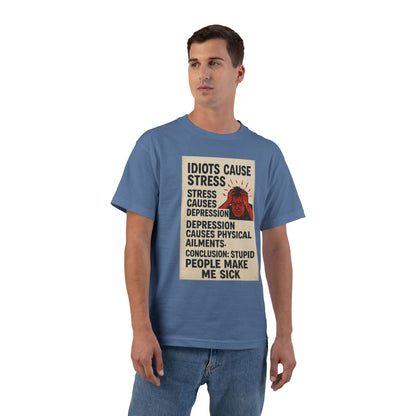 Stupid People Men's Short-Sleeve Crewneck Tee