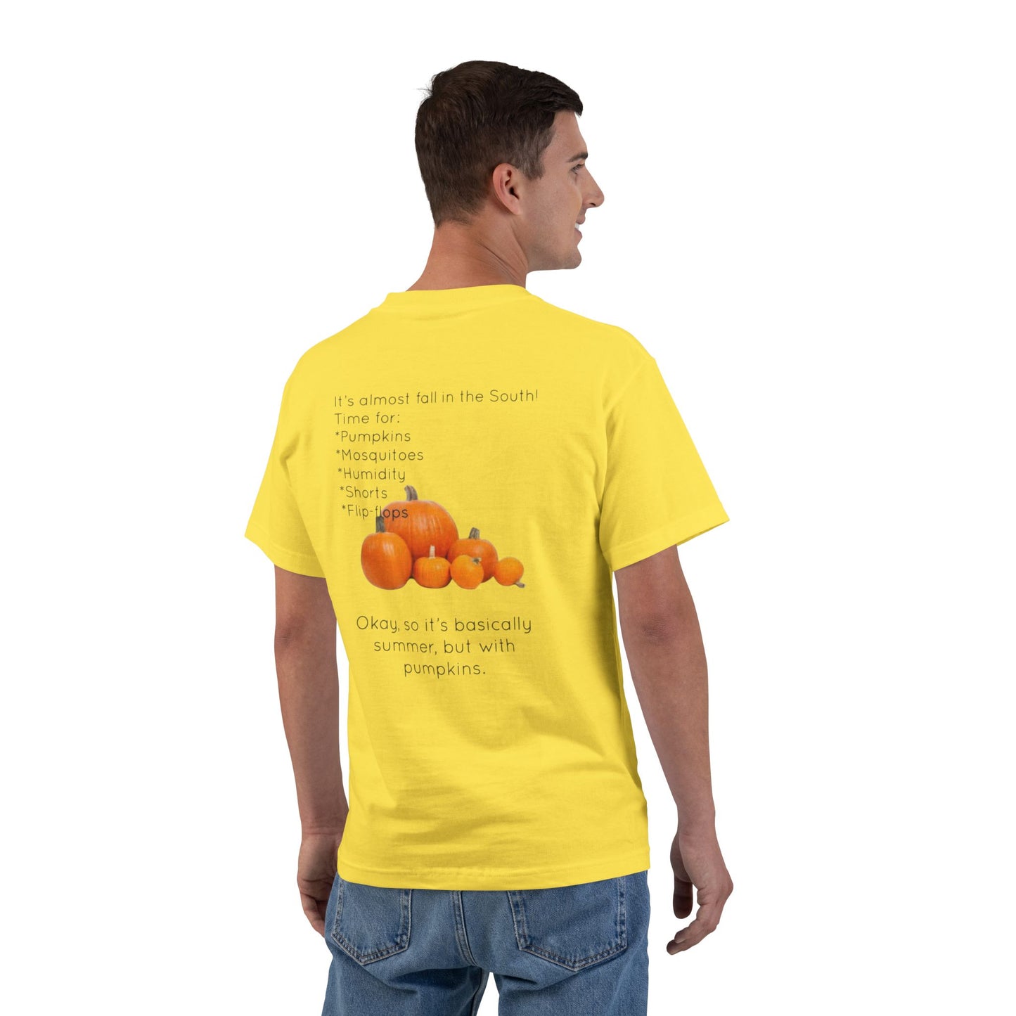 Fall In The South Men's Short-Sleeve Crewneck Tee