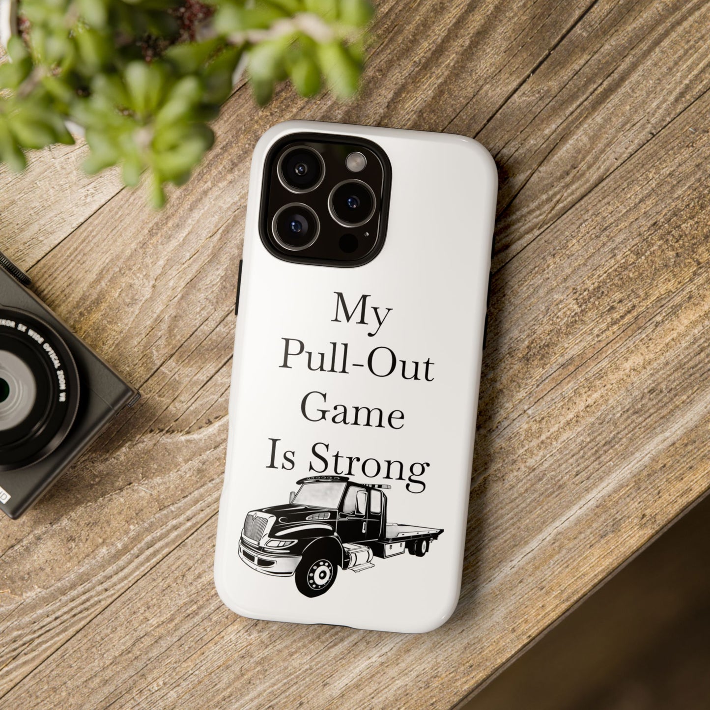 Pull Out Flatbed Tow Truck iPhone Case