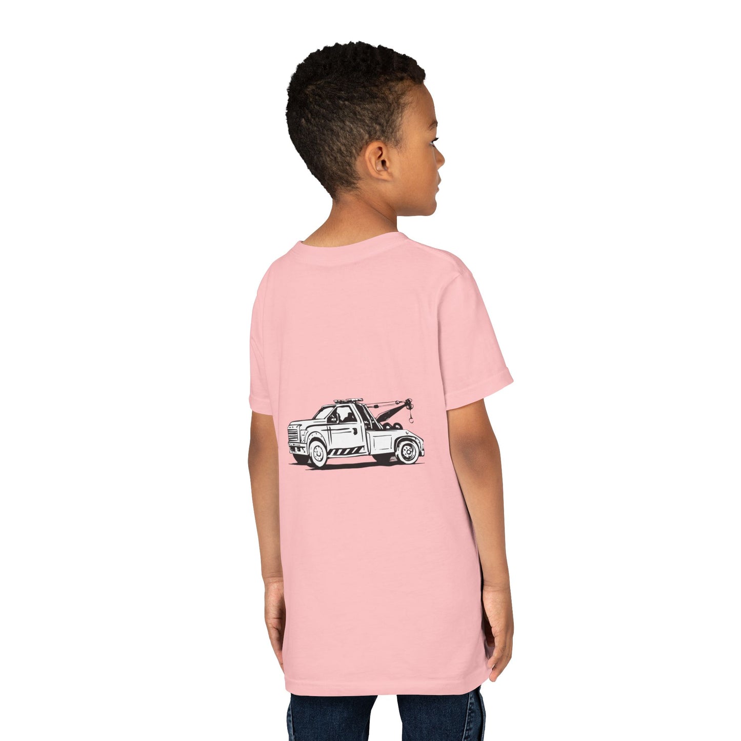 Wheel Lift Tow Truck Youth Unisex Short Sleeve Crewneck Tee