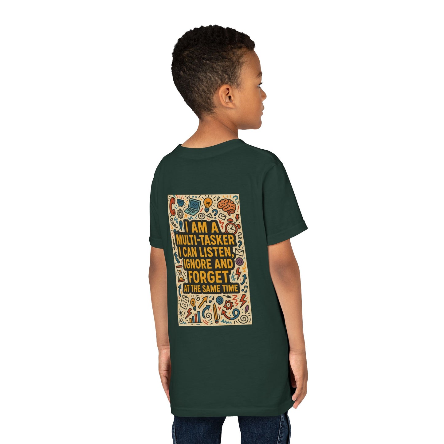 Multi-Tasker Youth Unisex Short Sleeve Crewneck Tee