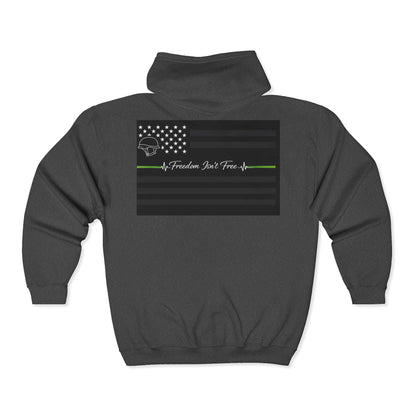 Thin Green Line Unisex Full Zip Hoodie