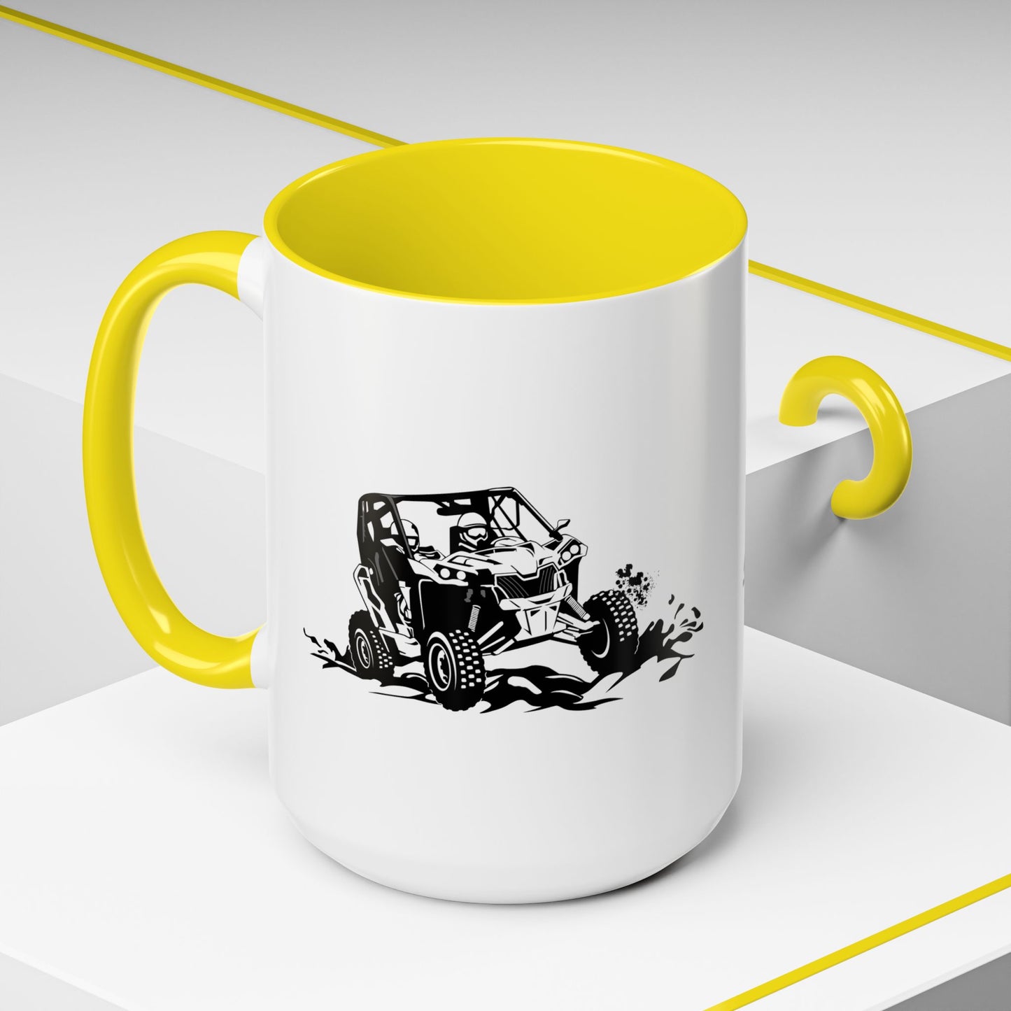 Slingin' Mud Side By Side 2-Tone Coffee Mug