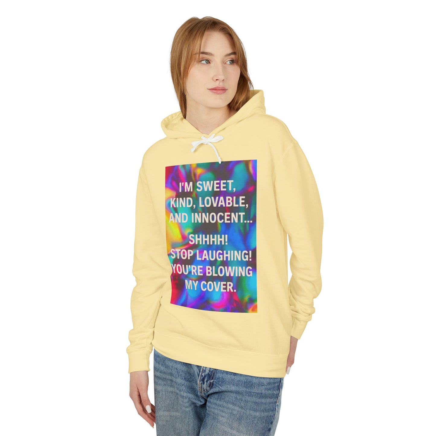 Blowing My Cover Unisex Lightweight Hoodie