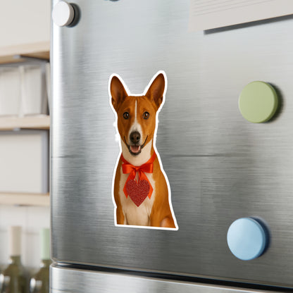 Cupid's Companion Basenji Vinyl Decal