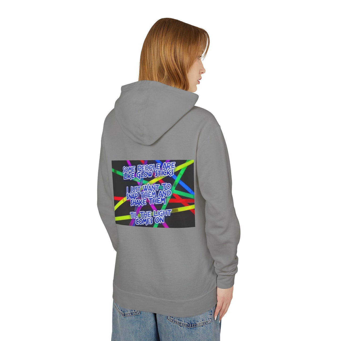 Glow Sticks Unisex Lightweight Hoodie