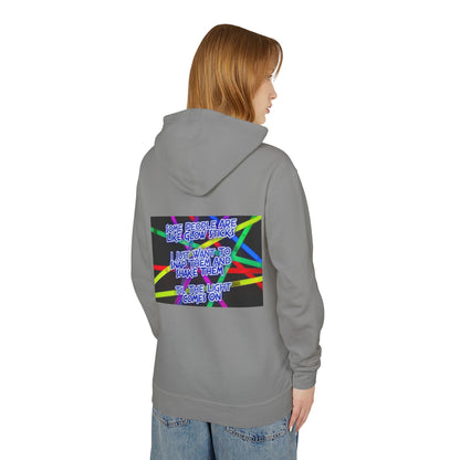 Glow Sticks Unisex Lightweight Hoodie